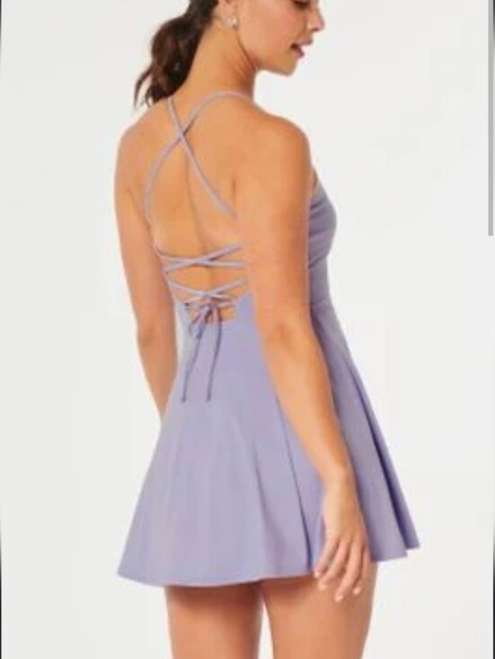 Hollister Dresses & Skirts - Holister Gilly Hicks Energize Active Lavender Strapy Dress Women Xs